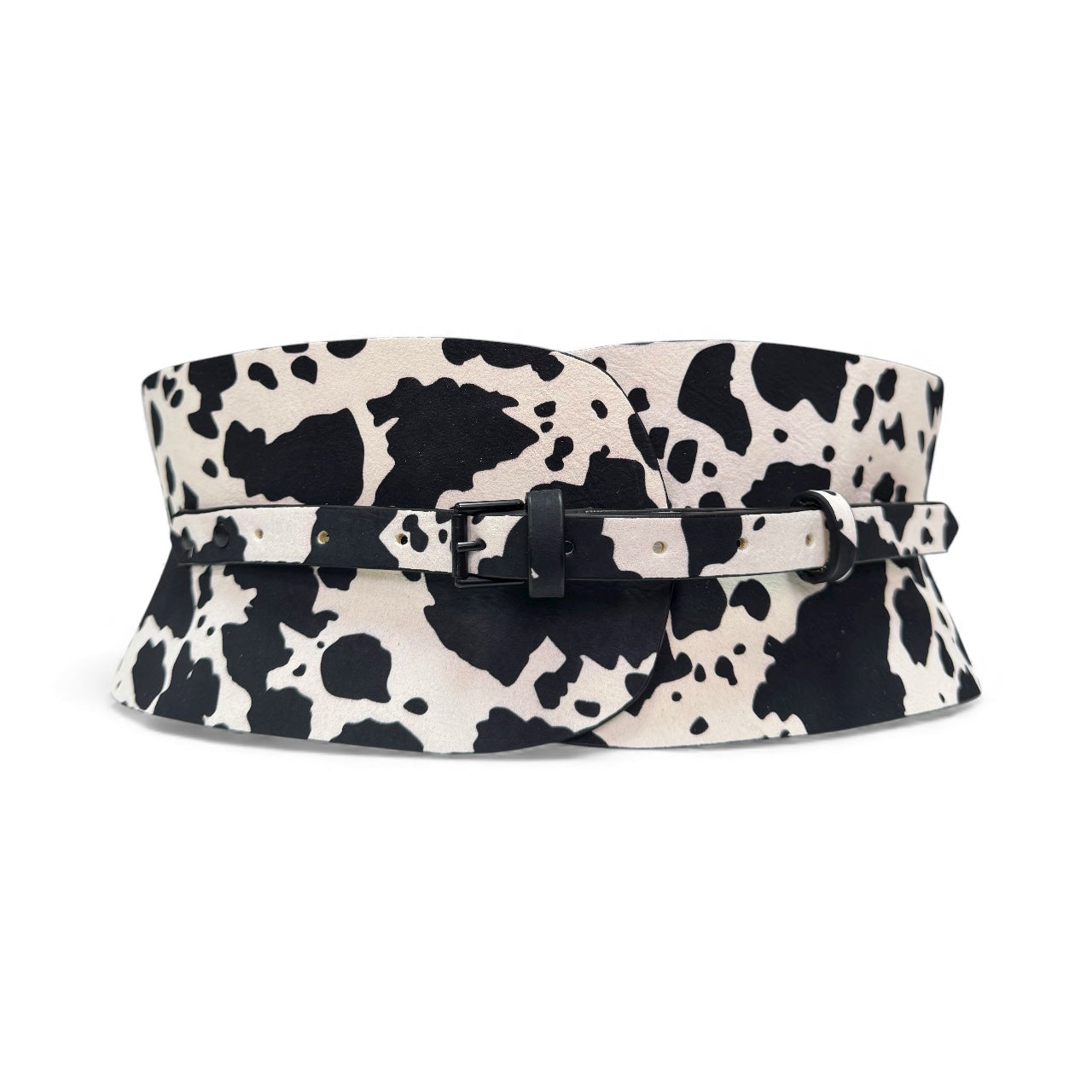 Black leather corset belt – Wide by Aria Margo