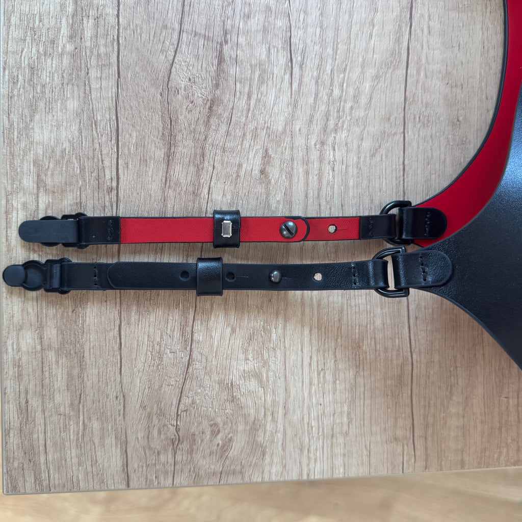Black leather corset belt –  by Aria Margo