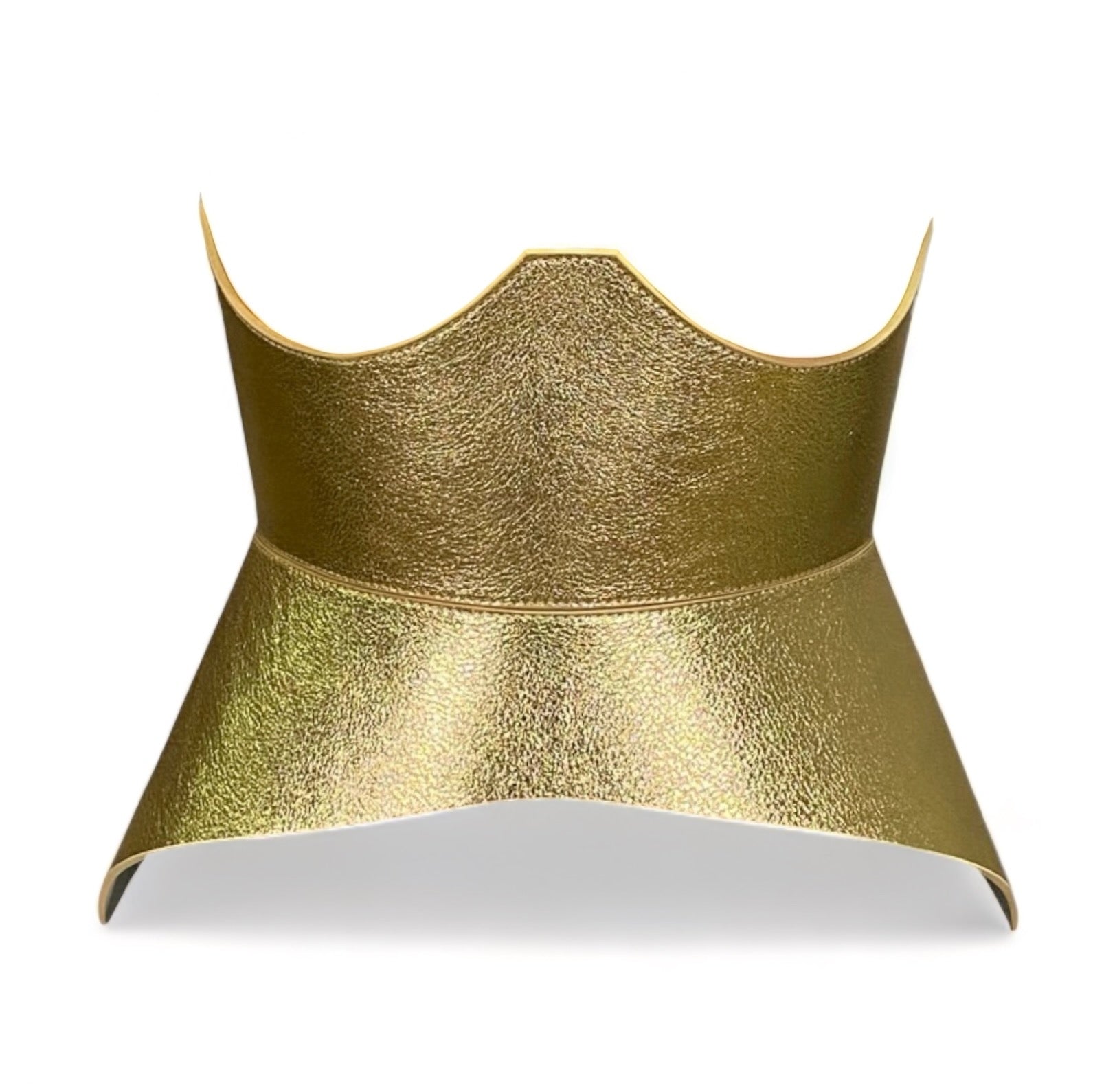 Gold leather corset belt – XO by Aria Margo