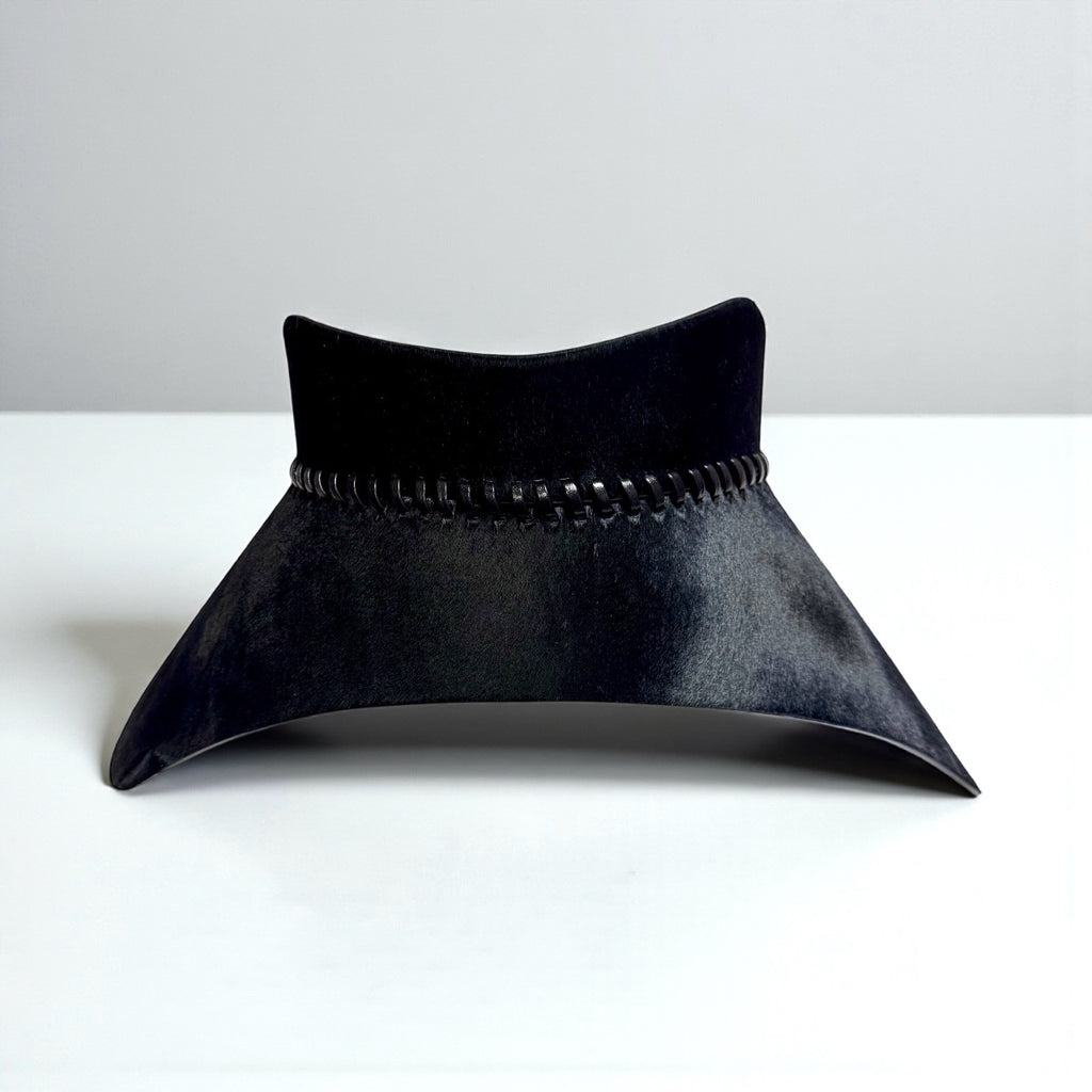 Black leather corset belt – Hallo by Aria Margo