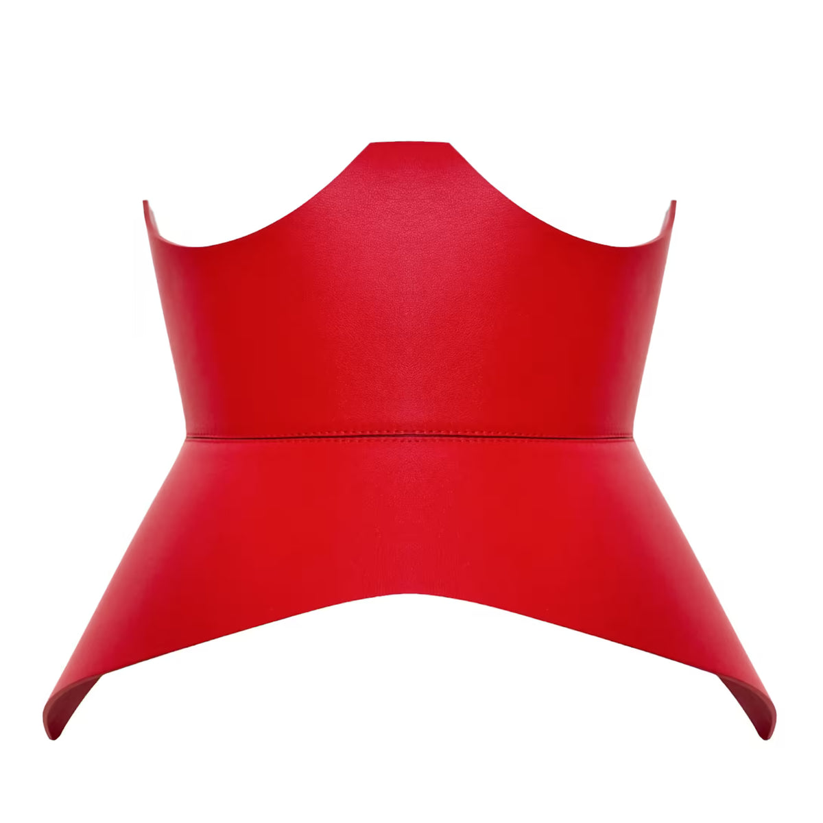 Red leather corset belt – XO by Aria Margo