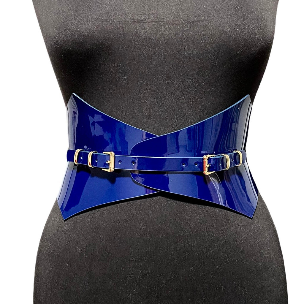 Black leather corset belt – Thorns by Aria Margo