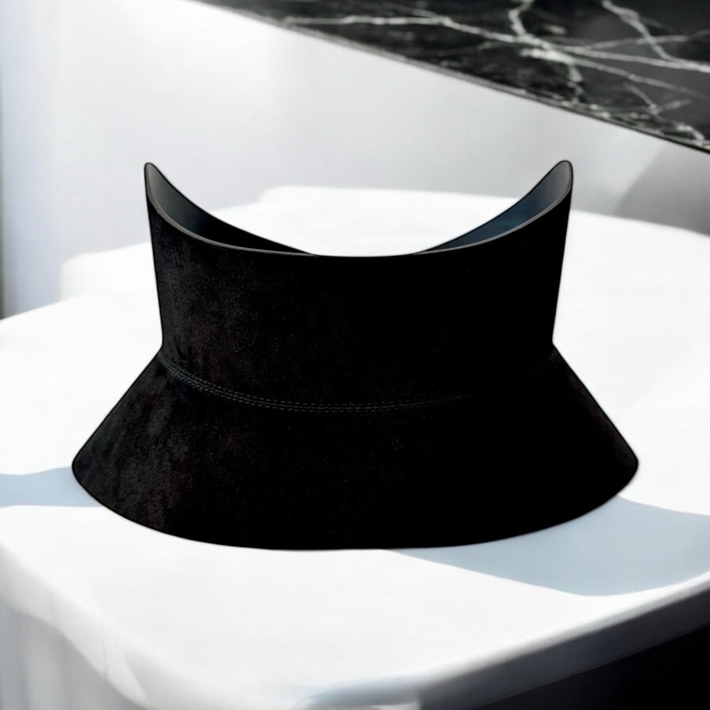 Black leather corset belt – Audrey by Aria Margo