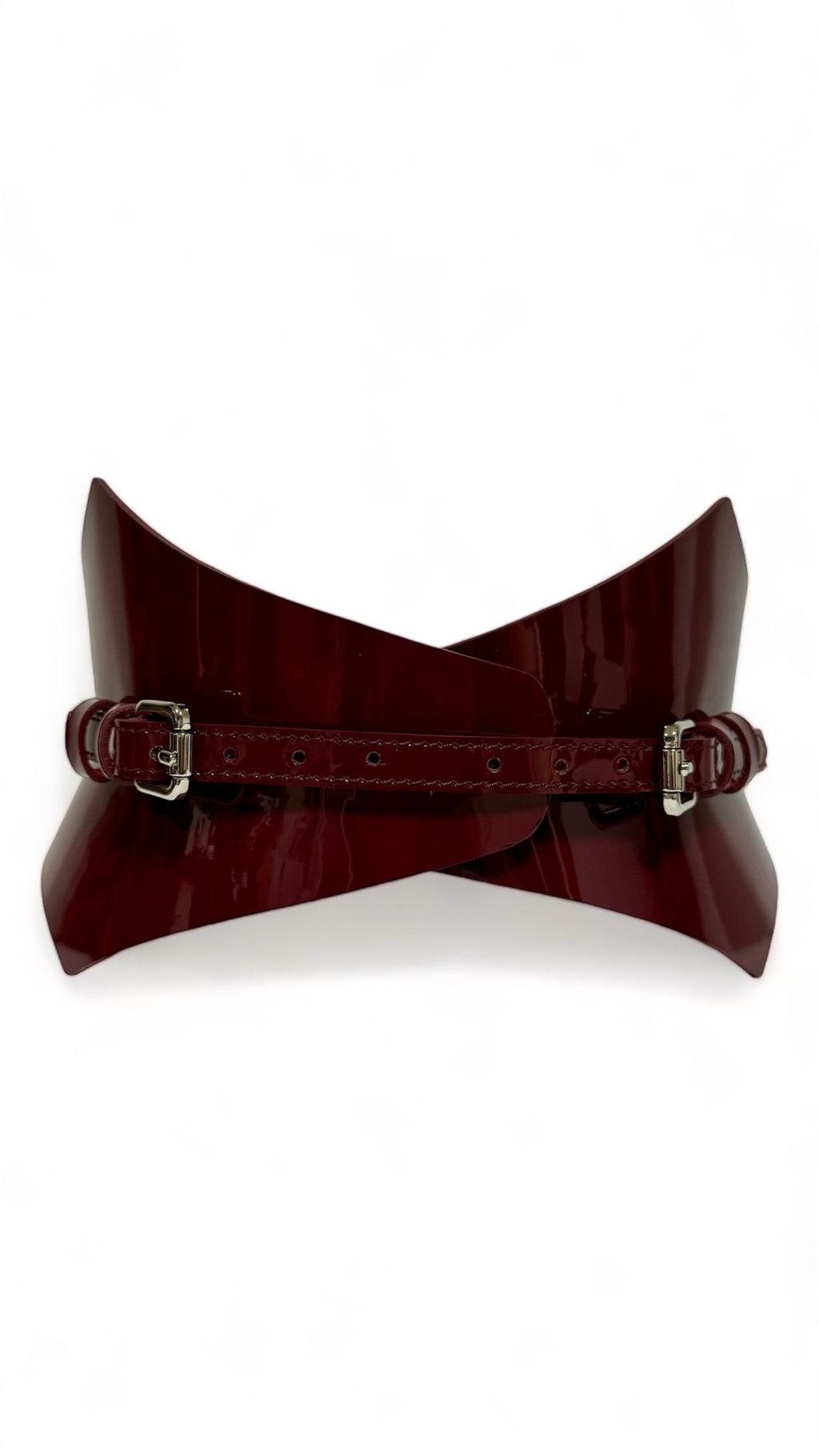 Red leather corset belt – Thorns by Aria Margo