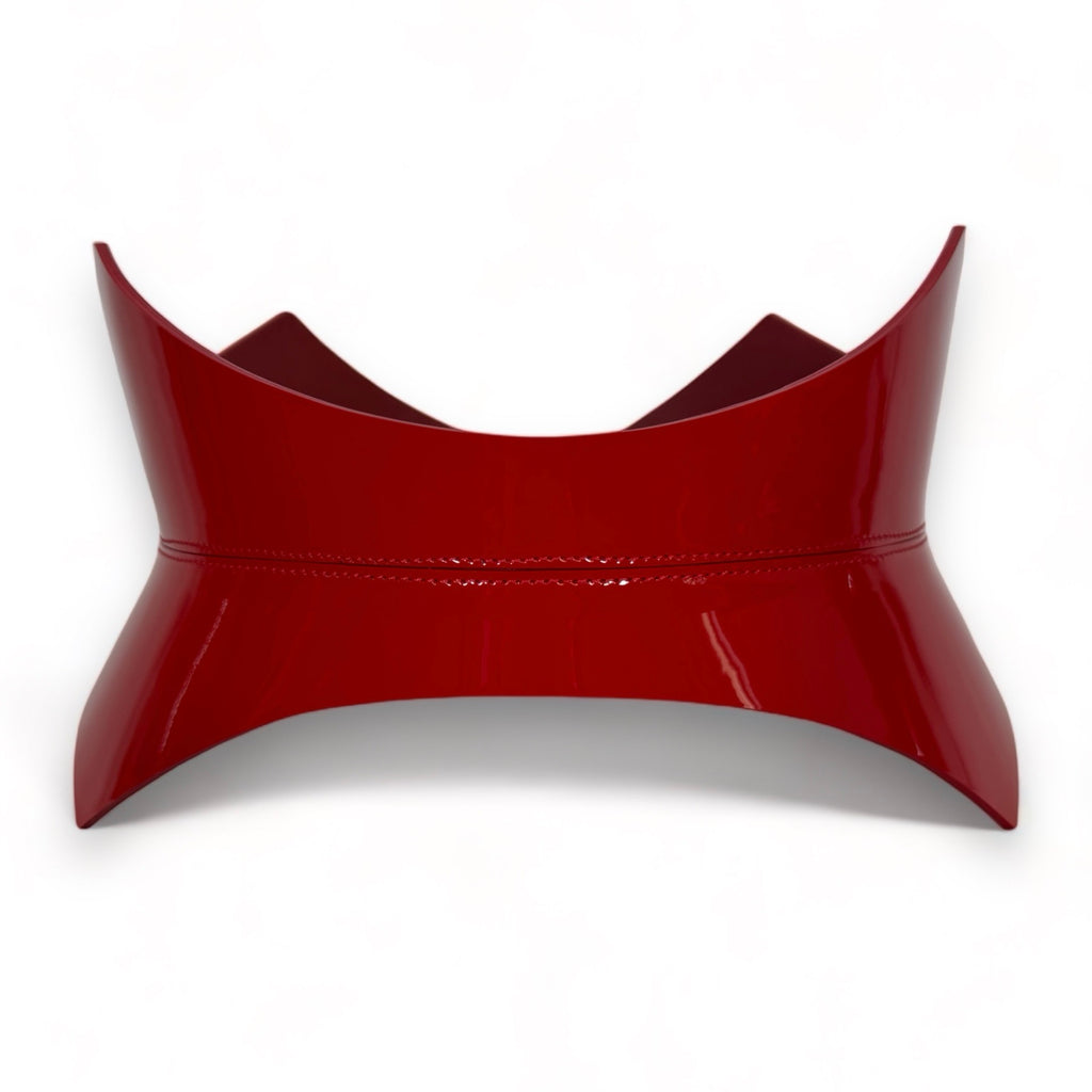 Red leather corset belt – Thorns by Aria Margo