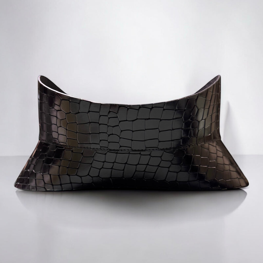Black leather corset belt – Hourglass by Aria Margo