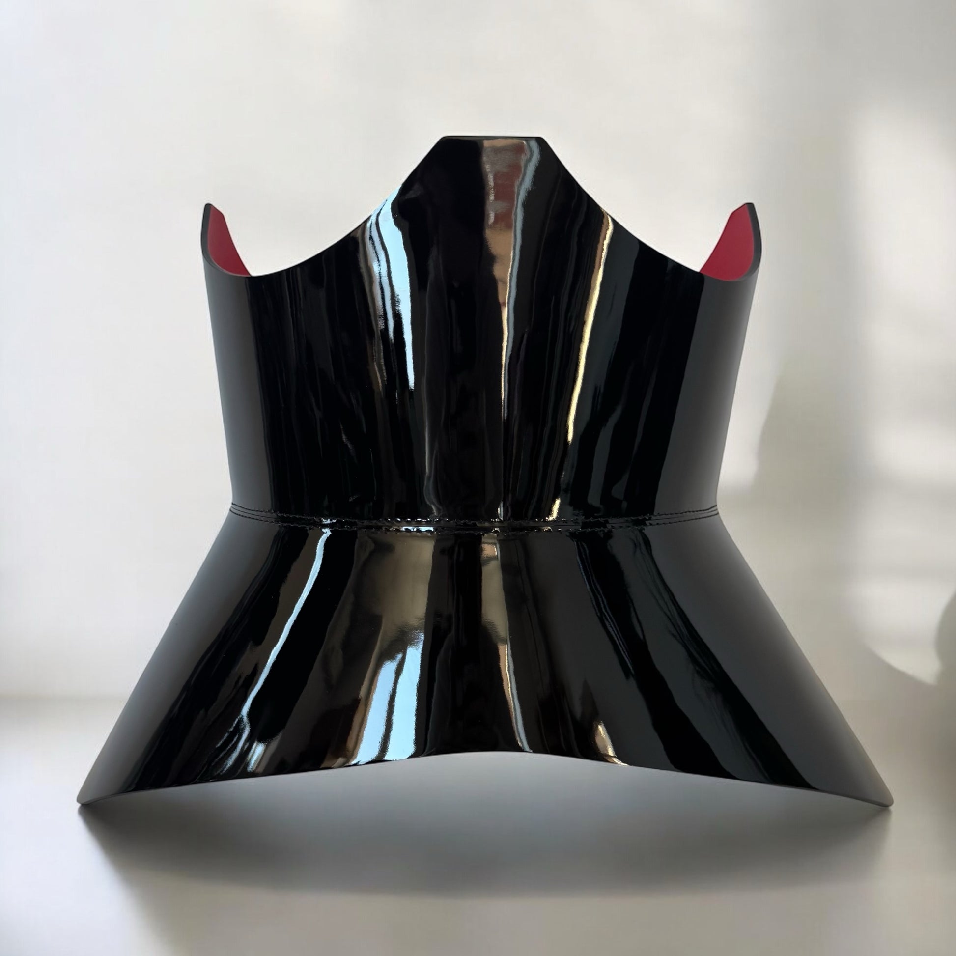 Black leather corset belt – Round XO by Aria Margo