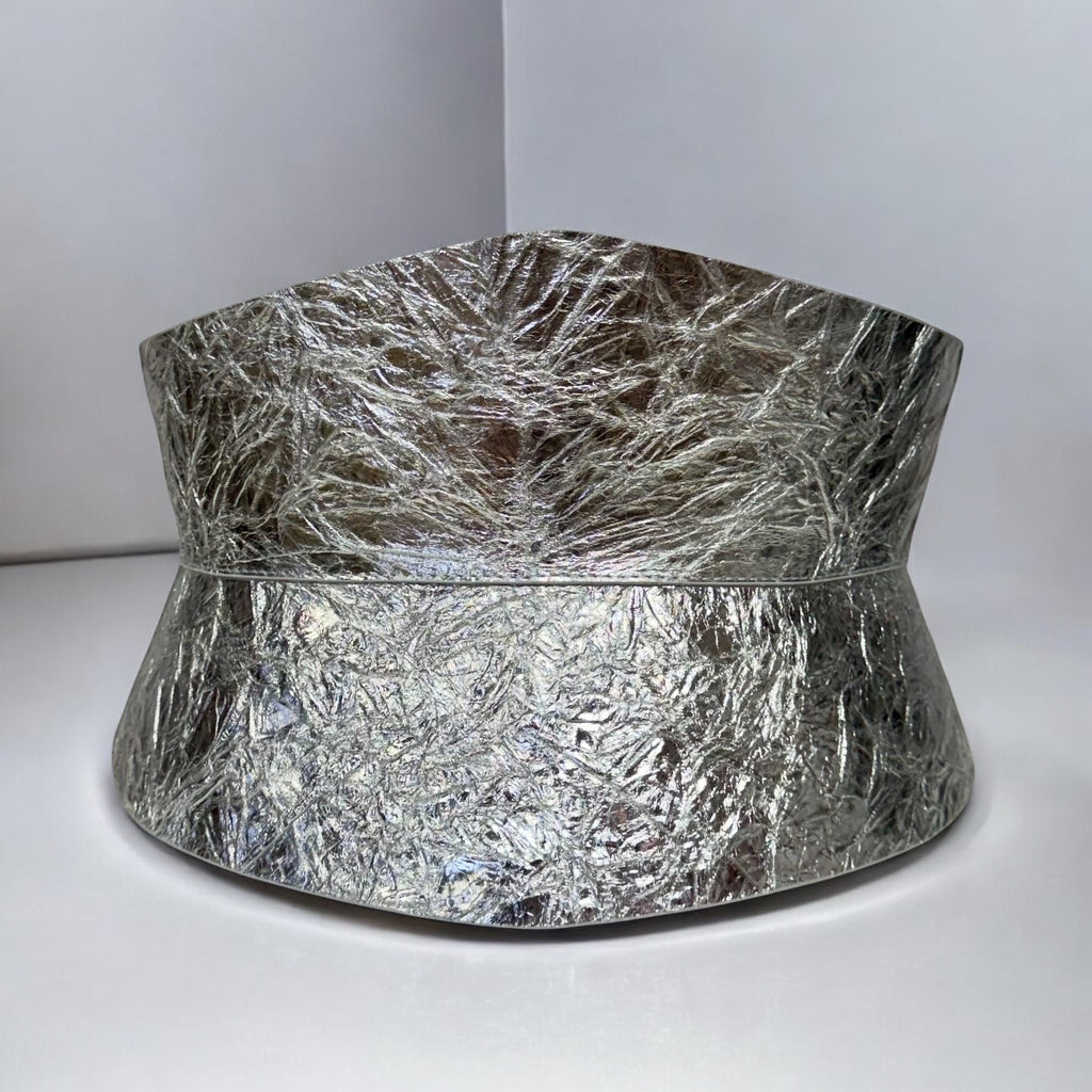 Silver leather corset belt – Hourglass by Aria Margo