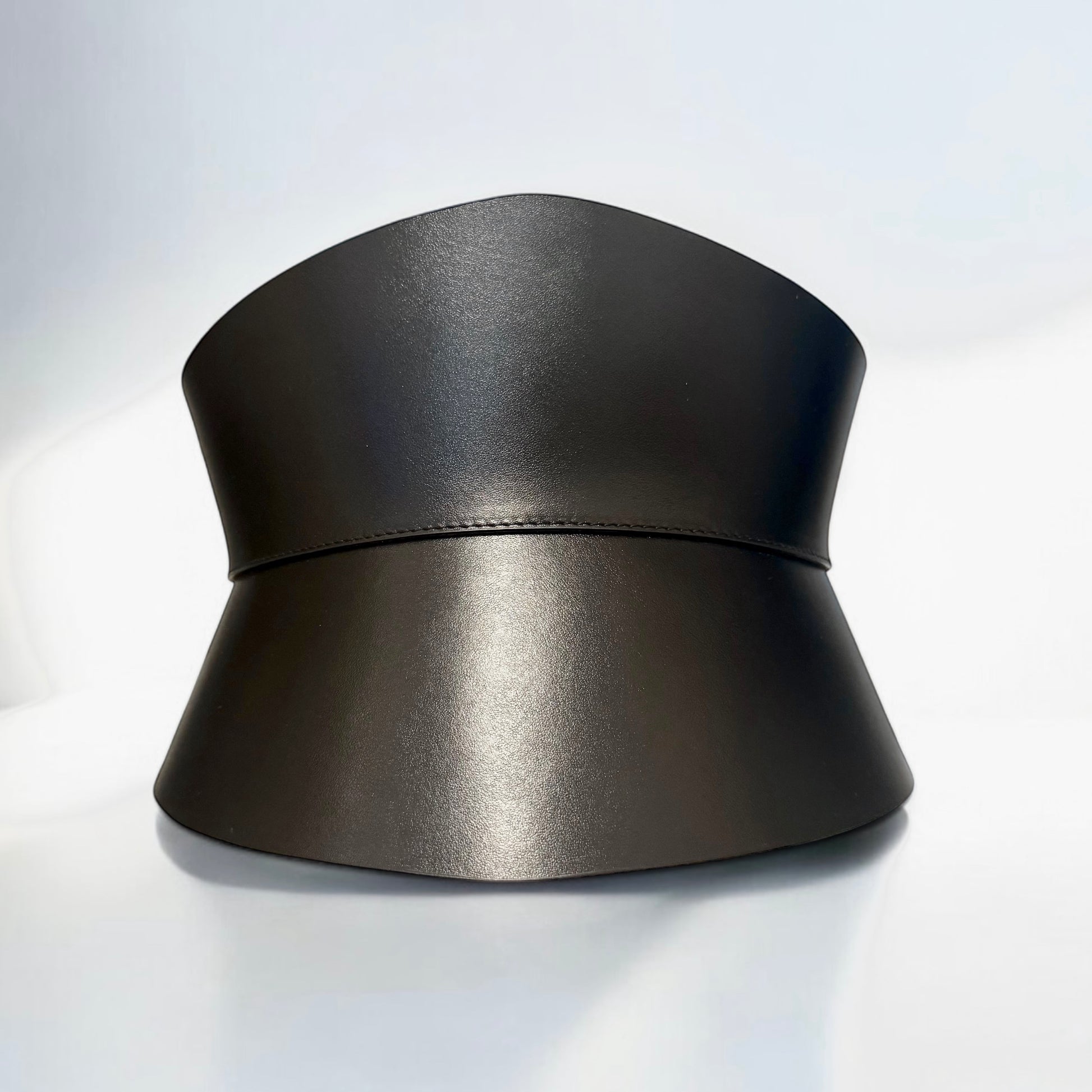 Black leather corset belt – Eclipse by Aria Margo