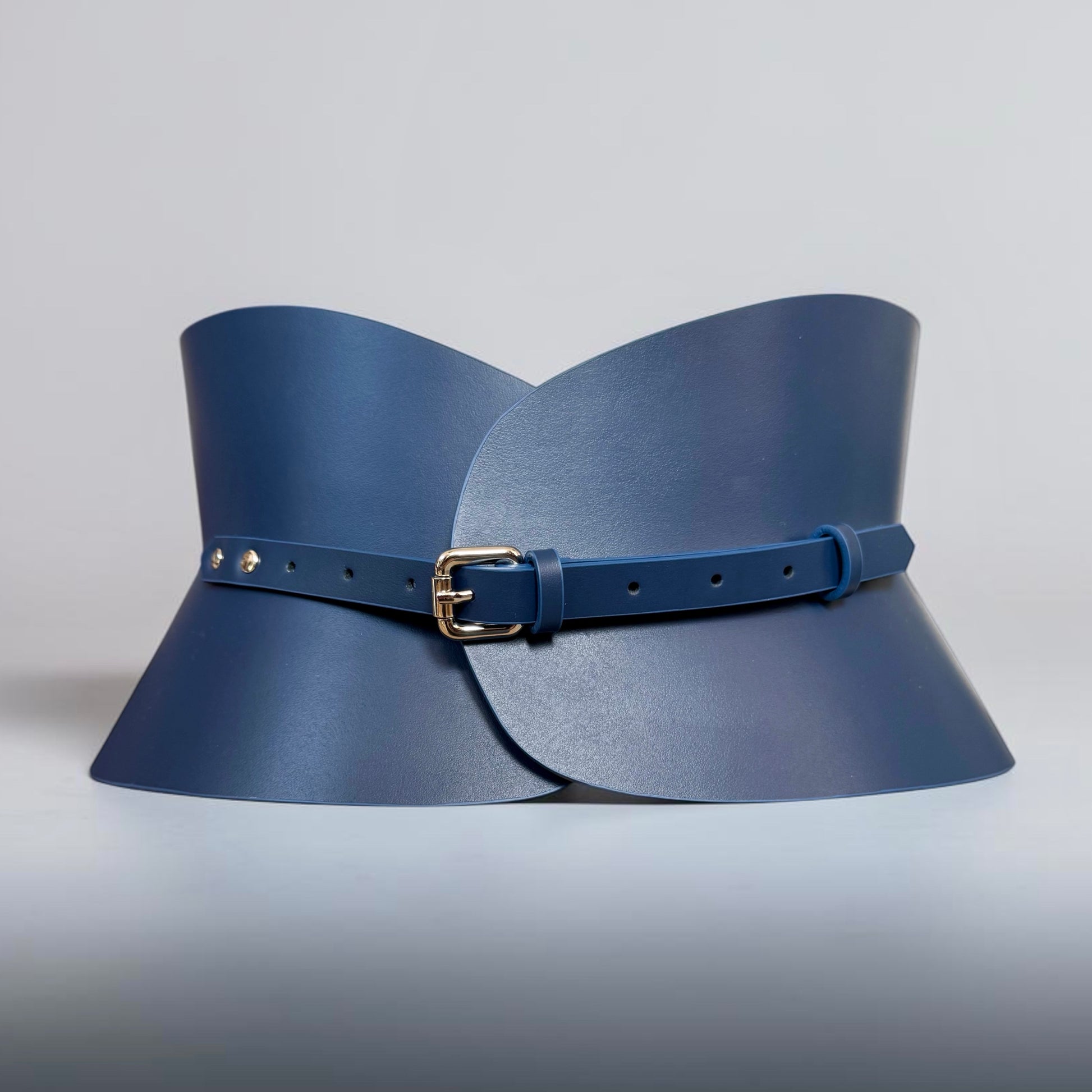 Black leather corset belt – Hourglass by Aria Margo