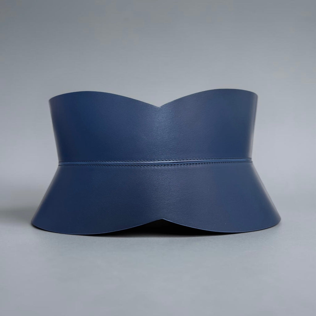 Black leather corset belt – Hourglass by Aria Margo